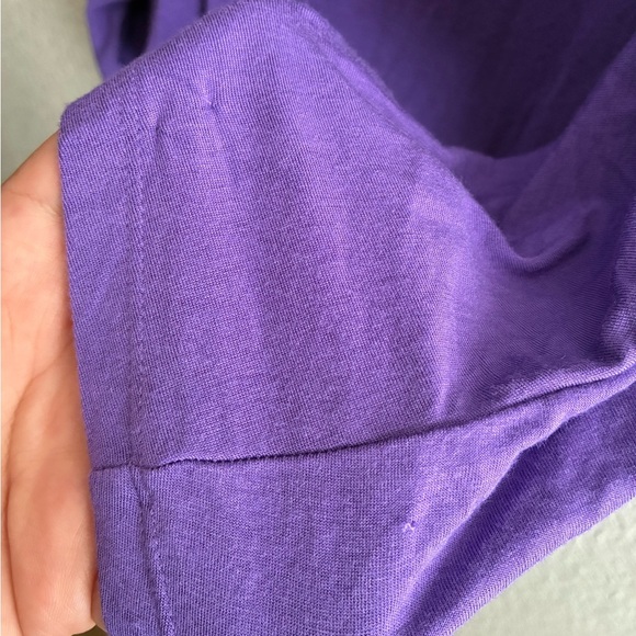 Ralph Lauren Women's Purple Viscose Jersey Knit
Cutout Cold Shoulder Top M - Picture 11 of 11